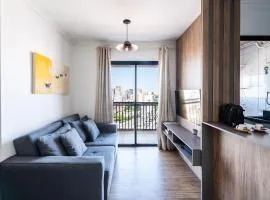 AA13 Apartamento Elegante com garagem no Bixiga