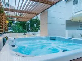 Ferienwohnung in Brela mit Meerblick, Terrasse, Klimaanlage, W-LAN 201-10