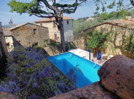 Tuscan Villa con piscina, biệt thự ở Bibbona