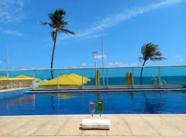 Studio Lateral vista mar Barra cama de casal Netflix, hotell nära Fyren i Barra, Salvador