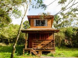 Cabana na Floresta Rincão do Fortaleza, alojamento de turismo selvagem em Cambará