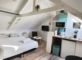 La Cabane - Petit studio mansardé - Plage 50m - Rue gratuite