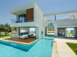 Avra & Ostria Villa, Pirgos-Villas,Heated pool , amazing sea view