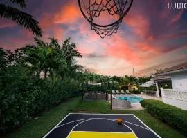 Beautiful house heated pool, basketball L01