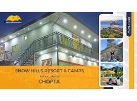 Snow Hills Resort & Camps Chopta, Chopta, hotel v destinácii Rudraprayāg