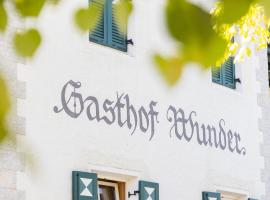 Gasthof Wunder, hotel en Auna di Sotto