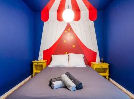 Magic Circus, 3 couchages séjour dépaysant, apartman Amiens-ben