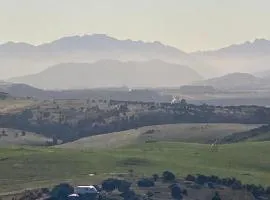 Top of the world studio nestled in the rock