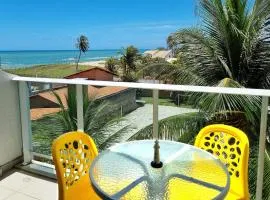 Areias do Mar Aconchegante e Tranquilo com Varanda