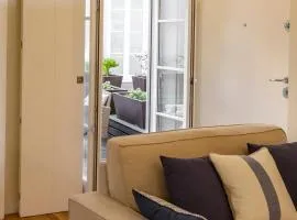 Bright studio with terrace