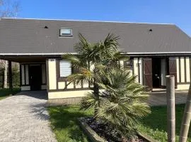 Charmant chalet 4P avec jardin privatif, proche plage et commerces à Merville-Franceville - FR-1-487-333