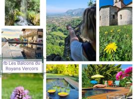 Balcons du Royans.Logement entier Piscine, estância de esqui em Saint-Jean-en-Royans