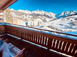 마리아 알름 암 슈타이너넨 미어에 위치한 샬레 Ski-in & Ski-out out Chalet Maria with amazing mountain view