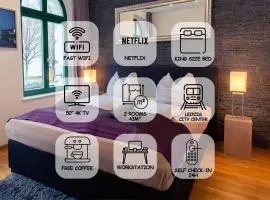 feelgoodflats DESIGN Apartment in city center, central station close with Netflix und workplace