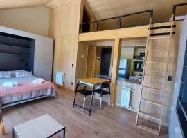 Hermoso monoambiente con entrepiso, para 3 personas, excelente ubicación y vista. 23V5
