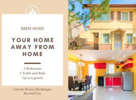 Brew Home - 3 Bedroom House, hytte i Bacolod