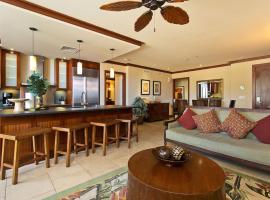 Ko Olina Beach Villas O410 - 2BR Luxury Condo with Partial Ocean View, hotel with parking in Kapolei
