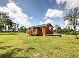 Tranquil Plantersville Cabin Farm Animals On-Site