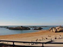 Appartement terrasse bord de mer à Trégastel avec parking - FR-1-368-19