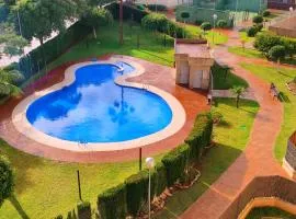 Apartamento TomCar Piscina, Pádel, wifi y zonas comunes