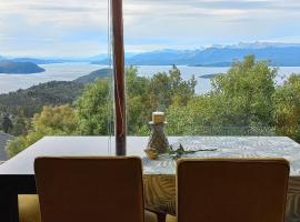 Cabaña de montaña en Cerro Otto con increible Vista al Lago, хотел близо до Ото Хил, Сан Карлос де Барилоче