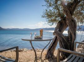 Traditional Stone House in Seafront Olive Grove A, cheap hotel in Alyfantá