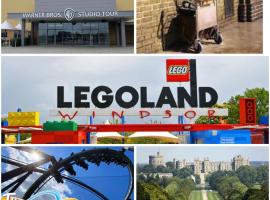 Viesnīca Royal Brick Home - Sleeps 5 to 6 - No ULEZ - Tube Nearby - Free Parking - Lego Themed pilsētā Slau