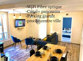 Le Black and Wood, proche centre, parking gratuit., apartment in Sens