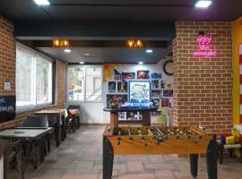 SaffronStays The Fusion, Lonavala - pool villa with hip interiors and indoor games