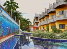 Condominio com vista para o mar, hotel dengan kolam renang di Nísia Floresta