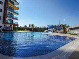 Luxurious apartment with sea view and spa center, spa hotel in Alanya