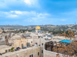 Temple mount view, hotel em Jerusalém