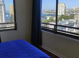 Apartamento Valpo Vista Centro 2 baños 1 dorm