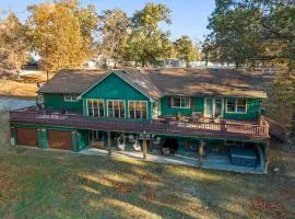 Lakefront Grove Home with Dock, Hot Tub, and Fishing!