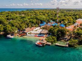 Hotel Isla Lizamar: Isla Grande'de bir otel