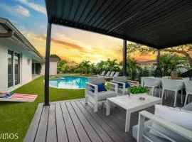 Premium Miami Villa Resort Pool, Golf & BB Court L05
