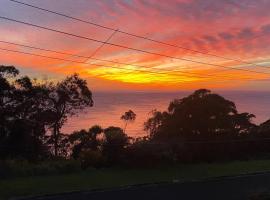 ELEGANT LUXURY, STUNNING SEA VIEWS-see whales pass, hotel en Avoca Beach