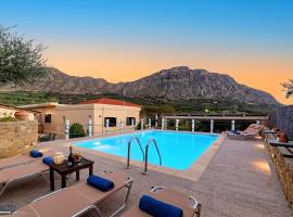 Cretan Kera Villa Heated Pool、Keráの格安ホテル