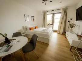 !GoldPath! Passau - Spitalhof I Modern I WLAN I Küche I Balkon I SmartTV mit Wipu