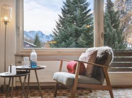 Flat close to Zermatt - Klein Matterhorn view, hotel v destinaci Randa