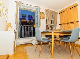 Nid douillet La Cour du Dauphin, Vue cath&eacute;drale imprenable, acomoda&ccedil;&atilde;o com cozinha em Laon