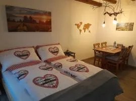 Studio chez un vigneron au village au 2ème étage sans ascenseur