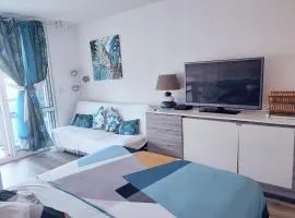 Studio entre ciel et mer sans coupure d'eau