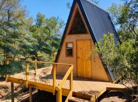 Gaia A-frame cabin, farm stay in Swellendam