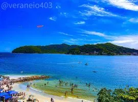 Apartamento frente mar c/ar P/ 6 hóspedes