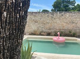 La Casa Rosal, Pool: Campeche'de bir otel