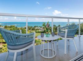 Amara, depa con vista al mar, hotel cerca de Gran Puerto de Cancún, Cancún