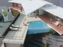 Ferienwohnung Meerblick und Nähe Feuerberge mit eigenem beheizten Pool, location de vacances à Las Breñas
