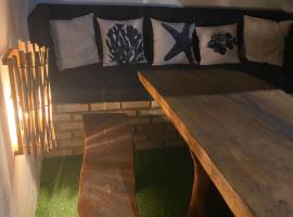 Cabana dos Milagres Aconchegante a 150m do mar com WIFI e Split