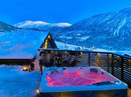 Large and luxurious family cabin in Myrkdalen, hotel a Helgatun
